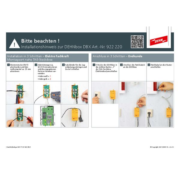 Connecting cable ASL DBX TAE F image 2