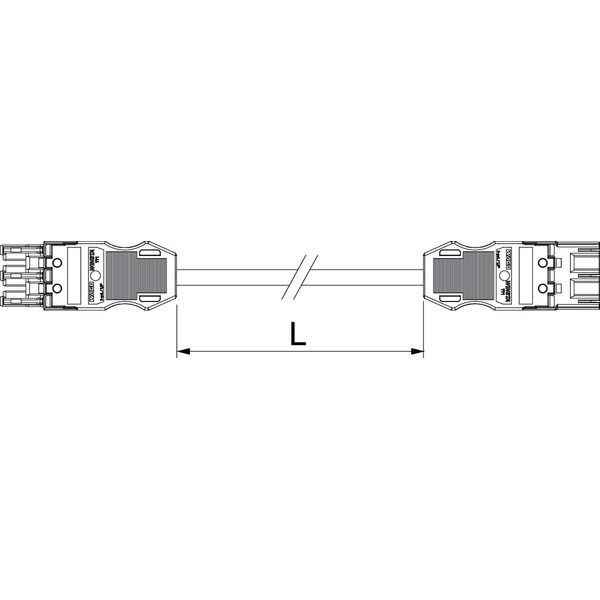 VL-WIN 3P2.5H3W Connection cable 3x2,5mm², WINSTA 3000x27x15 image 2