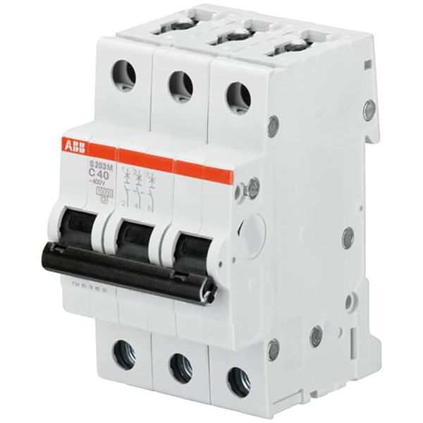 S203M-Z8 Miniature Circuit Breaker - 3P - Z - 8 A image 1