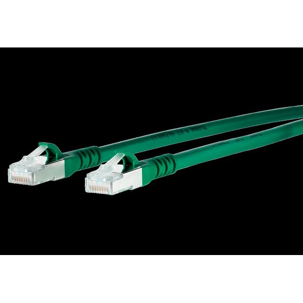 Patch cord Cat.6A AWG 26 3.0 m green image 1