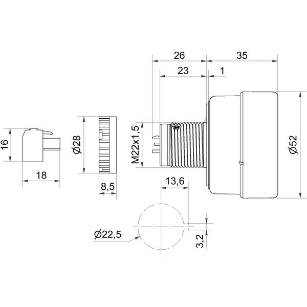 Multi-t.sounder EM 8 tne 24VAC/DC BK image 8