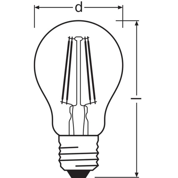 LED Retrofit CLASSIC A 4W 865 Clear E27 image 8