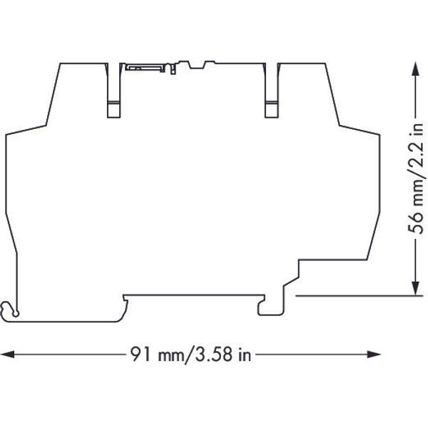 859-722 Optocoupler module; Output voltage range: 10 … 30 VDC; Railway image 2