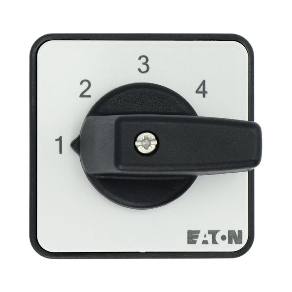 Step switches, T0, 20 A, centre mounting, 5 contact unit(s), Contacts: 10, 45 °, maintained, Without 0 (Off) position, 1-5, Design number 15139 image 29