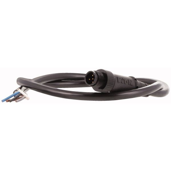 I/O round cable IP67, 2 m, 5-pole, Prefabricated with M12 plug image 3