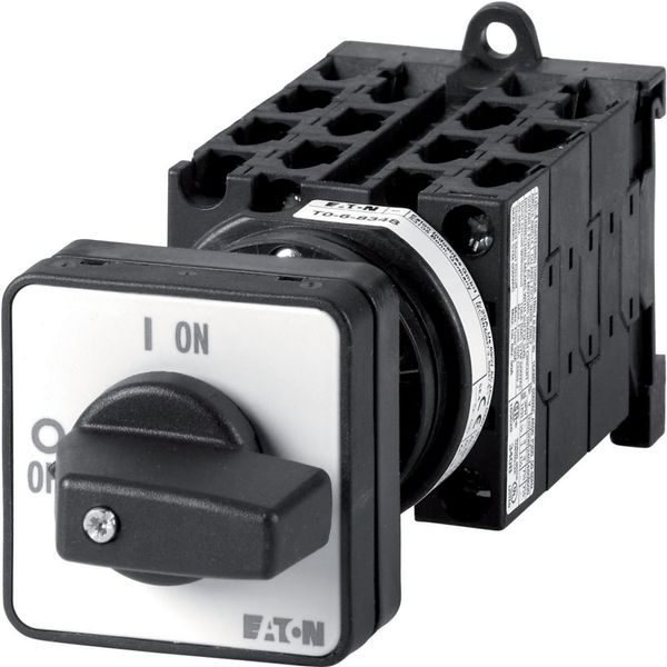 Reversing multi-speed switches, T0, 20 A, rear mounting, 6 contact unit(s), Contacts: 12, 60 °, maintained, With 0 (Off) position, 2-1-0-1-2, Design n image 3