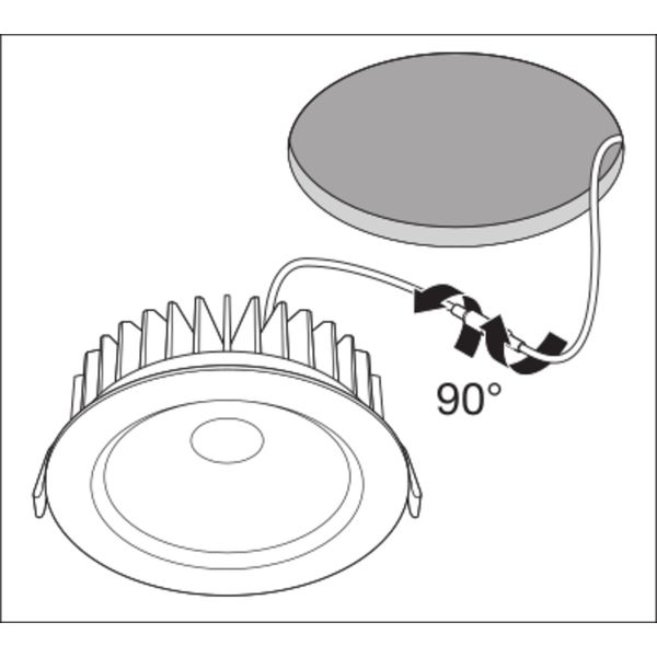 SPOT FIREPROOF DIM 8 W 3000 K IP65/IP20 SI image 7