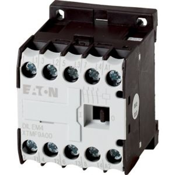 Contactor, 220 V DC, 4 pole, 380 V 400 V, 4 kW, Screw terminals, DC operation image 5