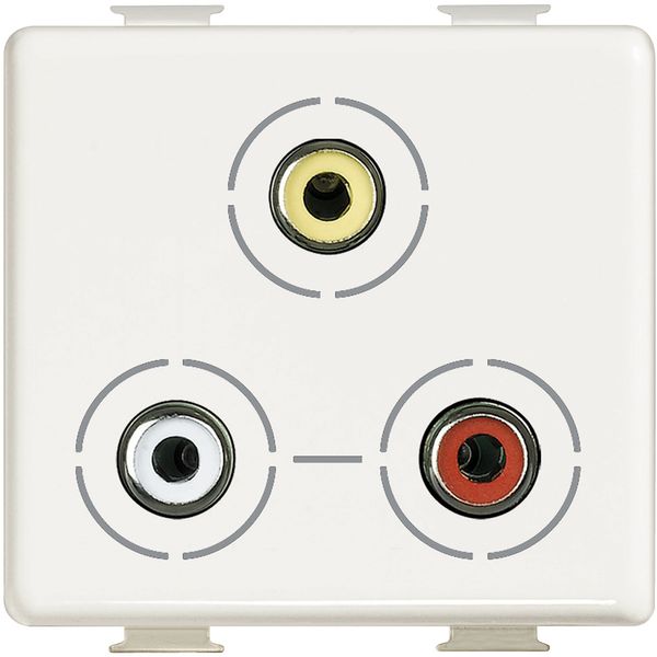 Triple RCA video socket Matix image 1