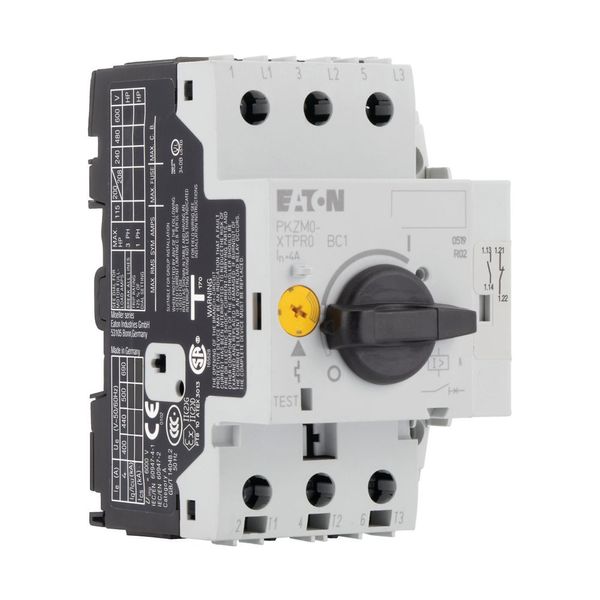 Motor-protective circuit-breaker, 3p+1N/O+1N/C, Ir=0.4-0.63A, screw connection image 16