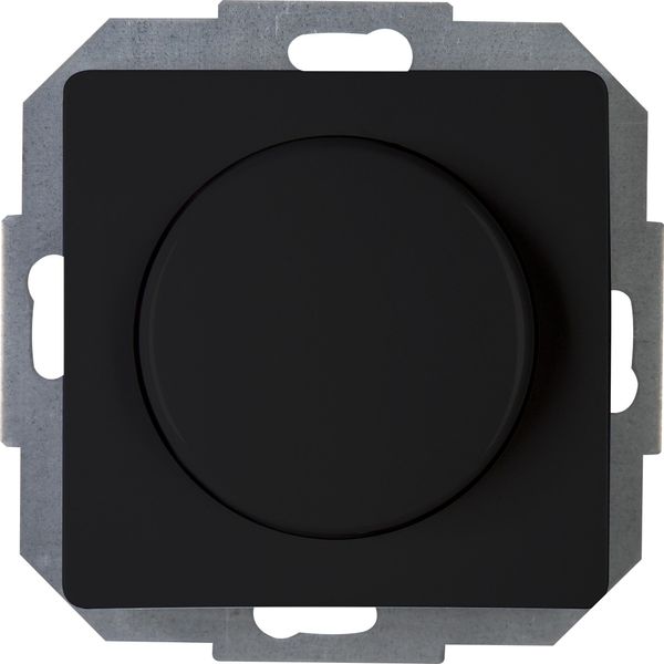 Push changeover universal dimmer. Suitable for incandescent lamps and 230V halogen lamps, dimmable LEDs and LV halogen lamps with conventional transformers (please note the technical information from the transformer manufacturer). image 1