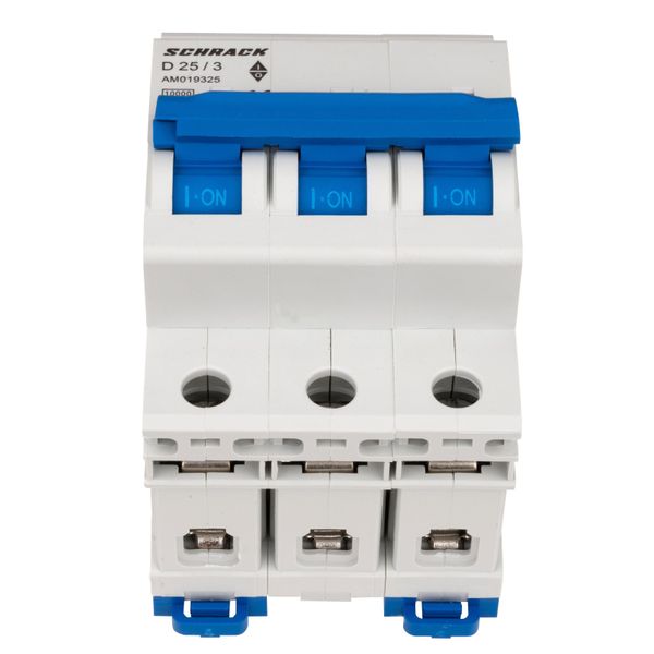 Miniature Circuit Breaker (MCB) AMPARO 10kA, D 25A, 3-pole image 2