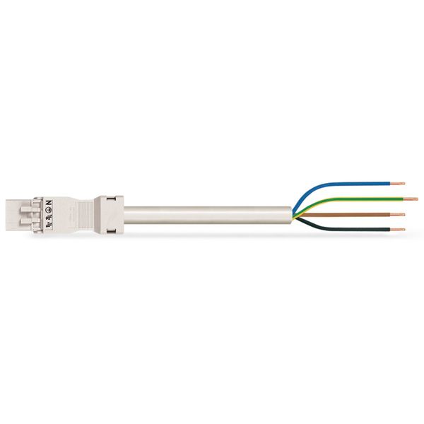 pre-assembled connecting cable Eca Plug/open-ended white image 2