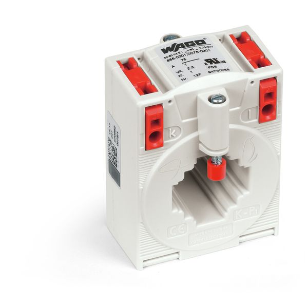 855-305/075-201 Plug-in current transformer; Primary rated current: 75 A; Secondary rated current: 5 A image 1