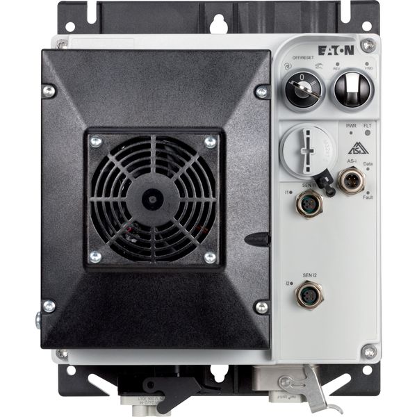 Speed controllers, 8.5 A, 4 kW, Sensor input 4, 400/480 V AC, AS-Interface®, S-7.4 for 31 modules, HAN Q4/2, with fan image 7