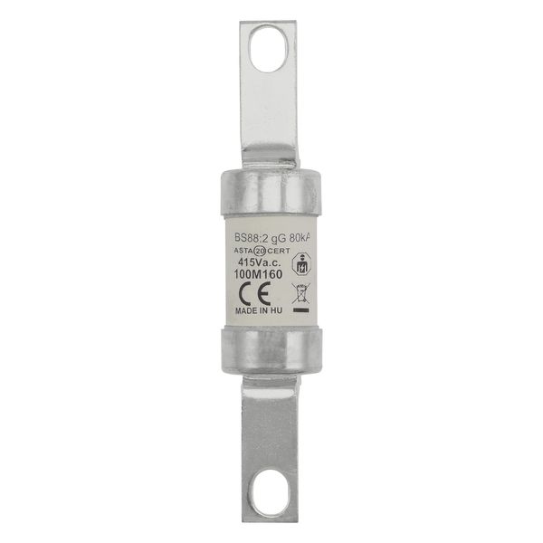 Fuse-link, LV, 100 A, AC 415 V, BS88/B1, 26 x 126 mm, gM, BS, 100M160 image 22