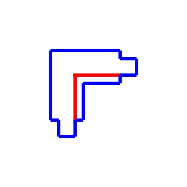 SPS Recessed connector L left, white  SPECTRUM image 6