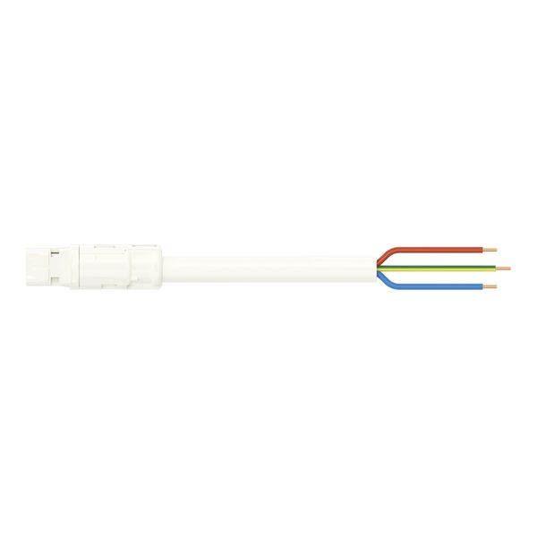 pre-assembled connecting cable Eca Plug/open-ended white image 2