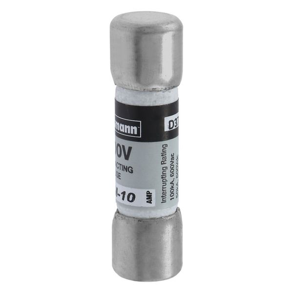 Eaton Bussmann series KLM fuse, 600 Vac, 600 Vdc, 10A, 100 kAIC at 600 Vac, 50 kAIC at 600 Vdc, Non Indicating, Fast acting, Ferrule end X ferrule end, Melamine tube, Nickel-plated bronze endcap image 3