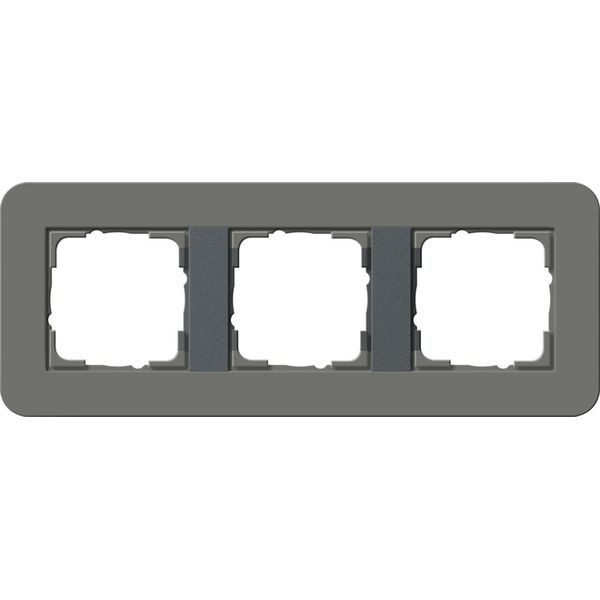 cov.fr. 3-g Gira E3 dark grey/anthra. image 1