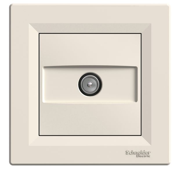 Asfora, TV socket intermediate, 8dB, cream image 4