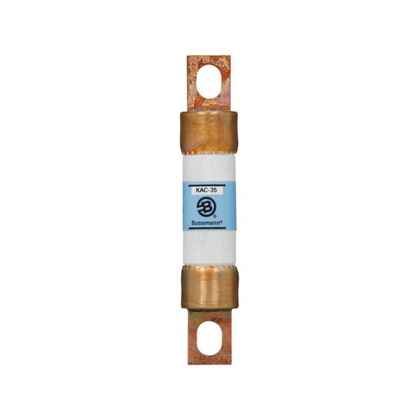 Eaton Bussmann series Tron KAC high speed fuse, 600V, 50A, 200 kAIC, Non Indicating, High speed fuse, Blade end X blade end, Stud image 3