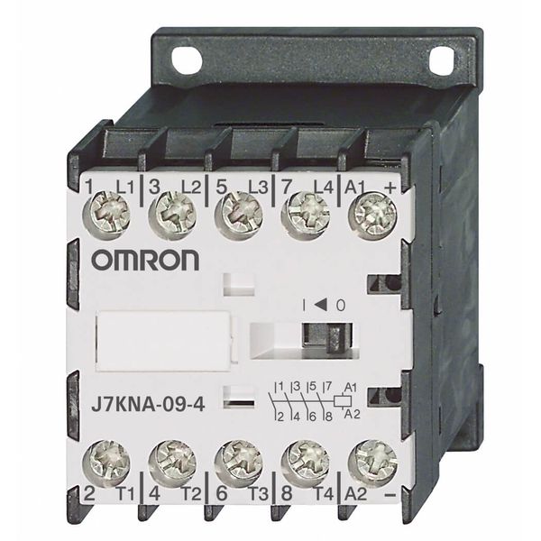 Contactor, 4-pole, 9A/4kW AC3 (20A AC1), 230 VAC image 1