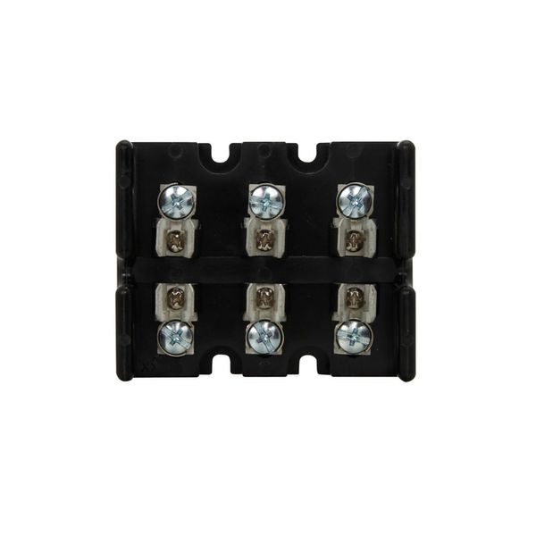 Eaton Bussmann series Class T modular fuse block, 300 Vac, 300 Vdc, 0-30A, Screw, Three-pole image 6