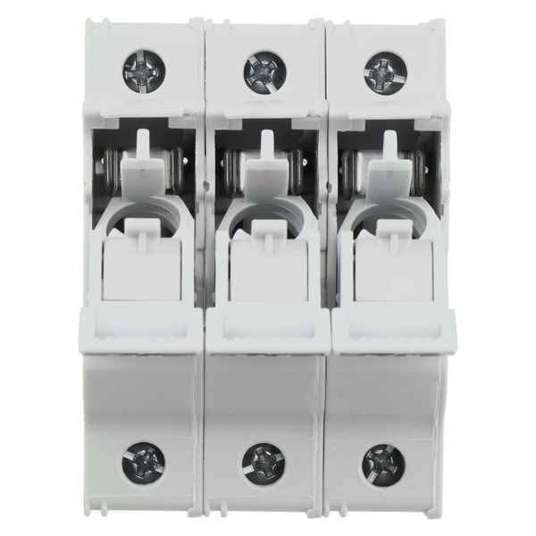 Fuse-holder, LV, 30 A, AC 600 V, 10 x 38 mm, CC, 3P, UL, indicating, DIN rail mount image 30