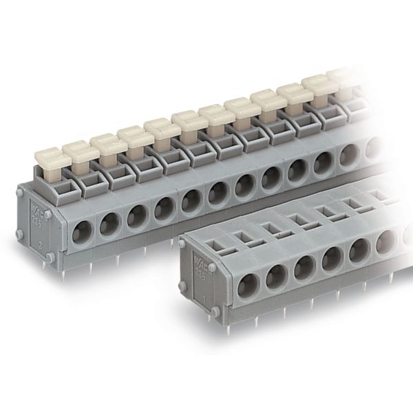 PCB terminal block push-button 1.5 mm² gray image 4