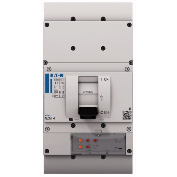 NZM4 PXR20 circuit breaker, 1600A, 4p, variable, screw terminal image 1