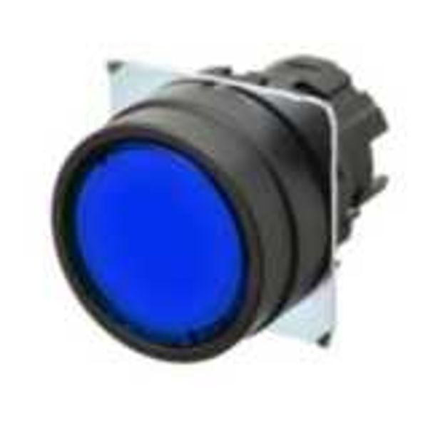 Pushbutton A22NZ 22 dia., bezel plastic, flat, momentary, cap color tr A2270011R image 3