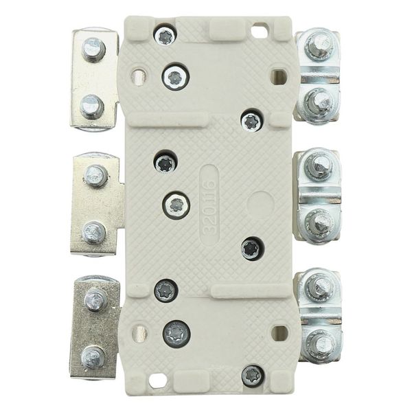 Fuse-base, LV, 63 A, AC 400 V, D02, 3P, IEC, screw mount, suitable wire 1.5 - 4 mm2, 2xM5 o/p terminal, 2xM5 i/p terminal image 30
