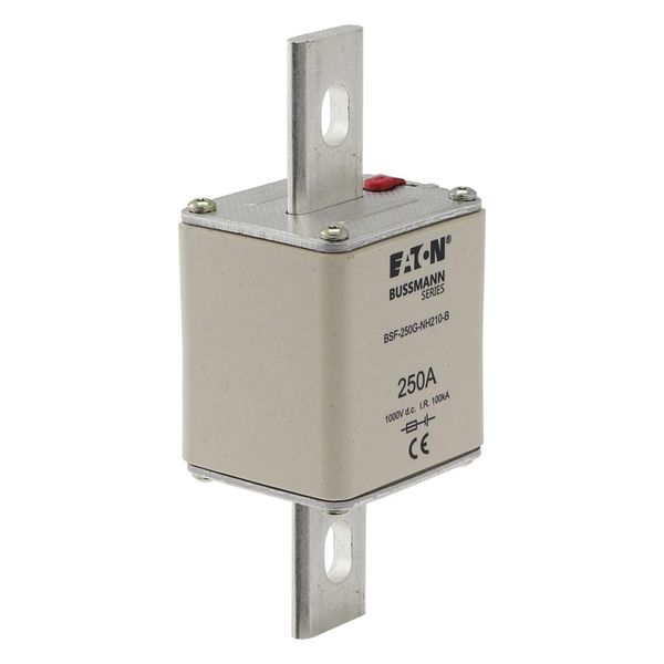 Fuse-link, high speed, 250 A, DC 1000 V, NH2, 54 x 61 x 150 mm, gBat, IEC, bolted connection image 13