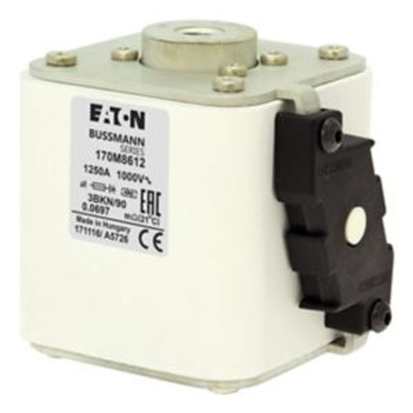 Fuse-link, high speed, 315 A, AC 1000 V, DIN 3, 74 x 92 x 138 mm, aR, DIN, IEC, single indicator image 9