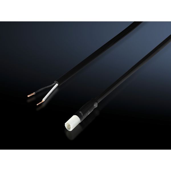 Wire for door-operated switch, L: 3000 mm, black, UL image 4