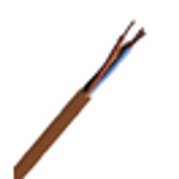 PVC Sheathed Wires H05VV-F 3 G 1mmý brown 100m ring image 1