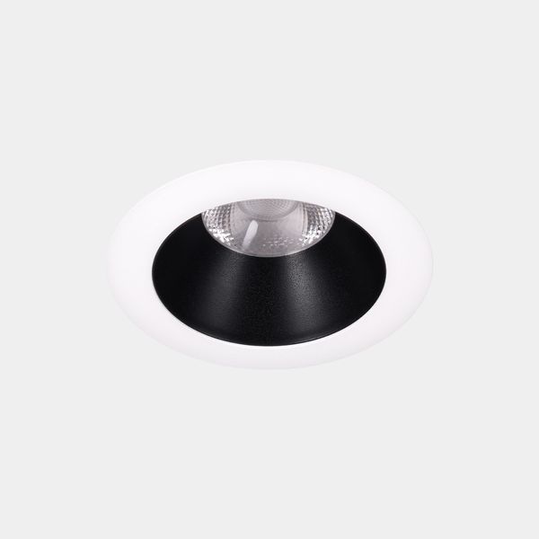 Downlight PLAY 6° 8.5W LED warm-white 2700K CRI 90 7.7º ON-OFF Black/White IN IP20 / OUT IP54 499lm image 1