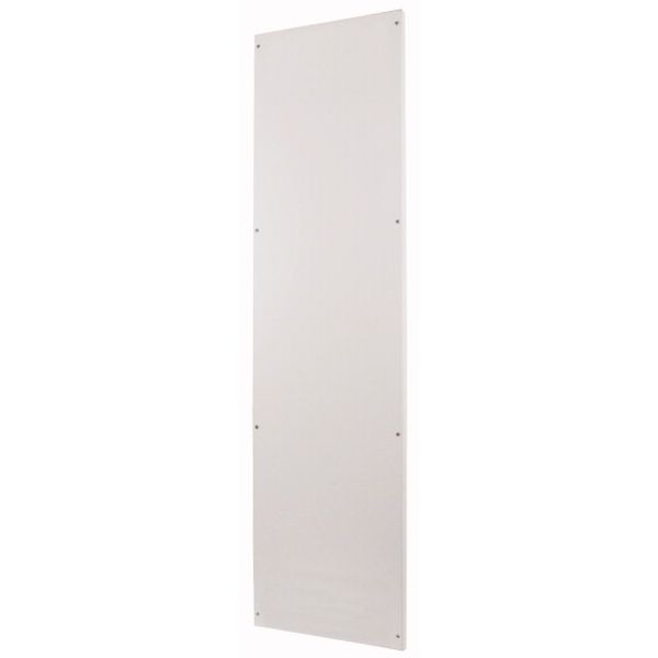 Rear wall closed, for HxW = 1600 x 600mm, IP55, grey image 1