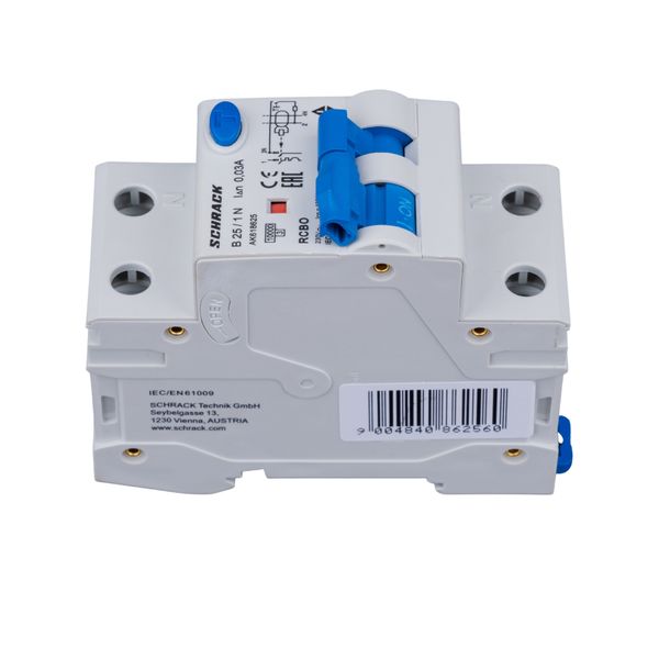 Combined MCB/RCD (RCBO) 1+N, AMPARO 10kA, B 25A, 30mA, Typ A image 5