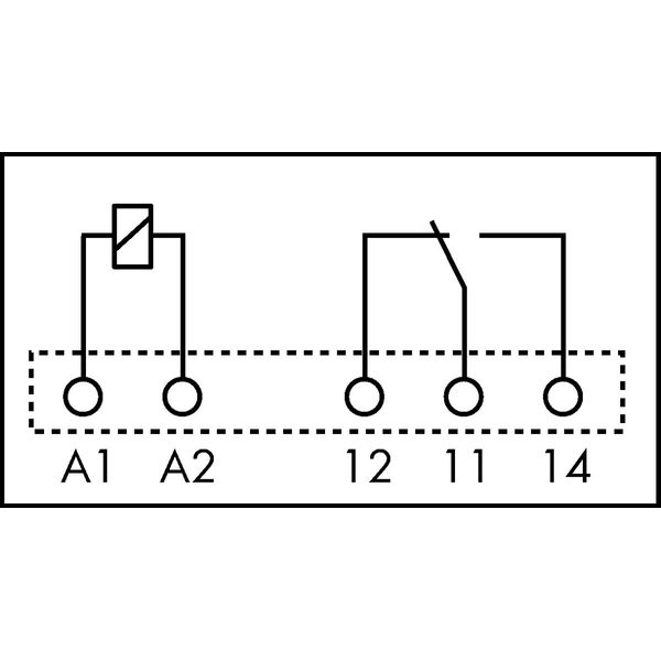 Basic relay Nominal input voltage: 12 VDC 1 changeover contact image 4