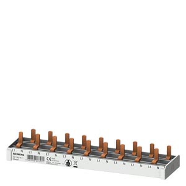 Compact pin busbar, 10mm2 connectio... image 1