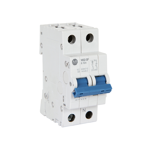 Allen-Bradley 1492-SPM1B050-N Bulletin 1492-SPM Supplementary Protectors, 1-Pole, Trip Curve B, 5 A, +Neutral Option image 1