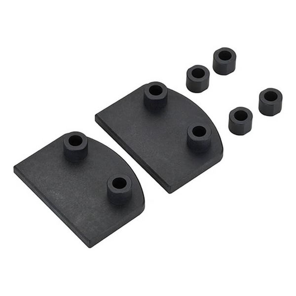 Mounting Kit for D41D, 2 mounting plates and 4 ferrule plugs D41D8007E image 1