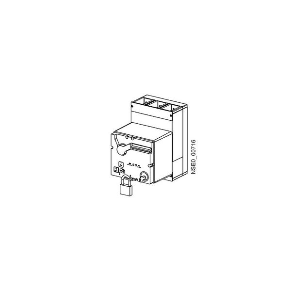 accessory for VL630, VL800, mot. op. mech. w/ strd  3VL9600-3MM00 image 1