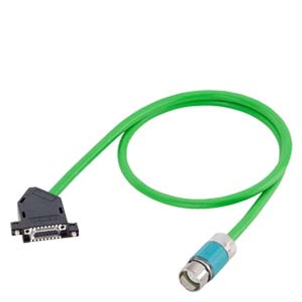 signal cable, pre-assembled Extension (absolute encoder in motor) 3x 2x 6FX5002-2EQ14-1AE0 image 1