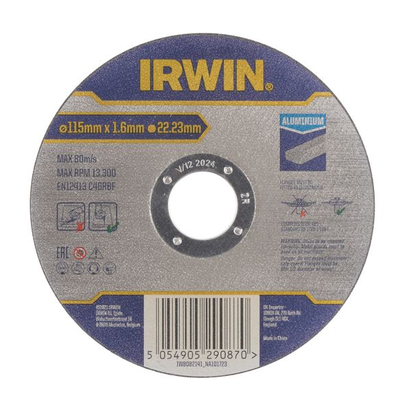 Flat Alum. Cut. B/Disc 115x1.6 image 1