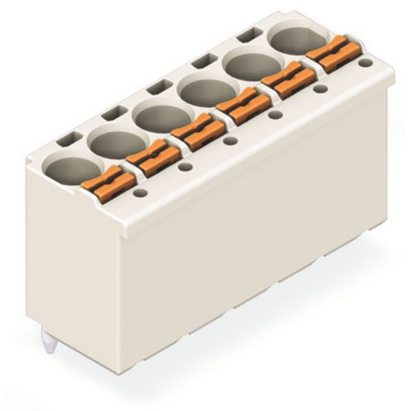 1-conductor THT female connector straight push-button Push-in CAGE CLA image 1