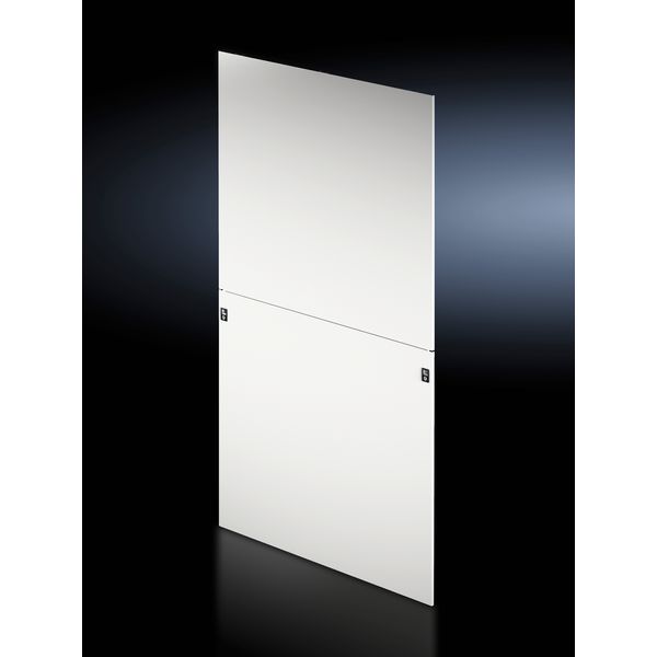 Side panel, horizontally divided, 2200x1200 mm, RAL 7035 image 3