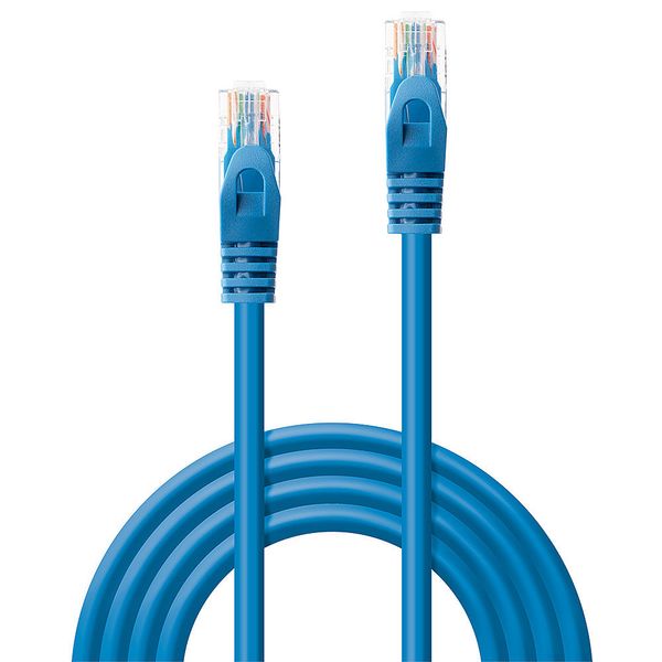 3m Cat.6 U/UTP Network Cable, Blue RJ45, M/M, 250MHz, CCA image 2